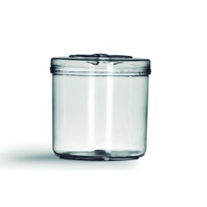 POTE PLASTICO REDONDO 2,5LTS TRANSPARENTE