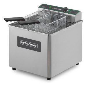 Fritadeira Elétrica 15 0litros Zona Fria de Óleo (mesa) Metalcubas